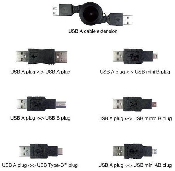 Vivanco CA US 7 USB Adapter Set (0