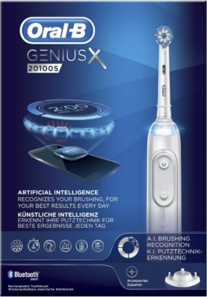 Oral-B Genius X 20100S Elektrische Zahnbürste weiß