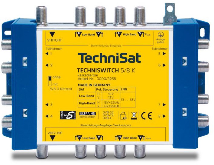 Technisat TechniSwitch 5/8 K SAT-Multischalter