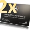 makakaontherun RFID NFC Blocker Karte Doppelpack schwarz