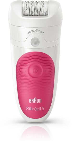 Braun SES 5-500 SkinSpa SensoSmart Epilierer weiß/pink