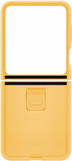 Samsung Silikon Case mit Ring für Galaxy Z Flip5 apricot