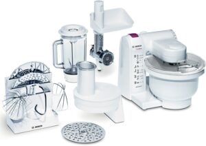 Bosch MUM4657 Küchenmaschine weiß/brombeere