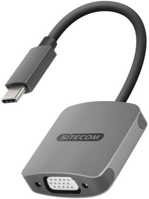 Sitecom USB-C > VGA + Adapter inkl. USB-C Power Delivery