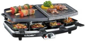 Cloer 6435 Raclettegrill schwarz