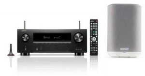 Denon AVR-X2800H Bundle Klang Effekt Receiver schwarz/weiss