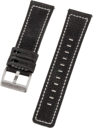 Peter Jäckel Armband Leather (22mm) schwarz