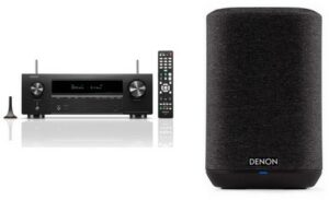 Denon AVR-X1700HDAB Bundle Klang Effekt Receiver inkl. Home 150 schwarz/schwarz