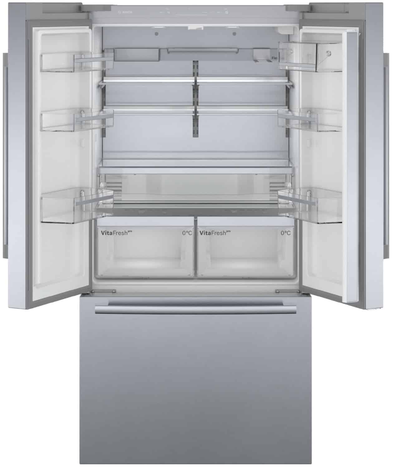 Bosch KFF96PIEP French Door Kühl-/Gefrierkombination edelstahl/cleansteel / E