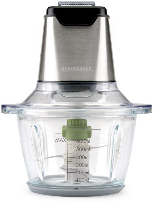 Gastroback Design Mini Chopper Plus Zerkleinerer edelstahl