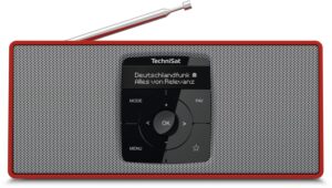 Technisat DigitRadio 2 S Kofferradio mit DAB/DAB+ rot/silber