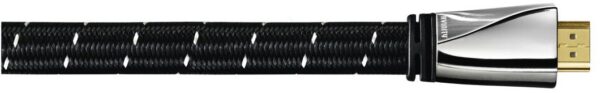 AVinity High Speed HDMI-Kabel oval vergoldet Ethernet (1m) schwarz