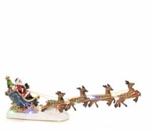 Konstsmide LED Szenerie Weihnachtsmann im Schlitten