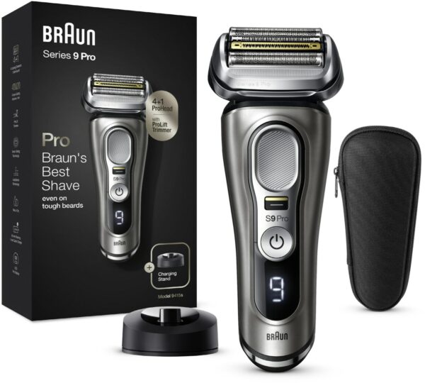 Braun 9415s wet&dry Series 9 Rasierer noble metal