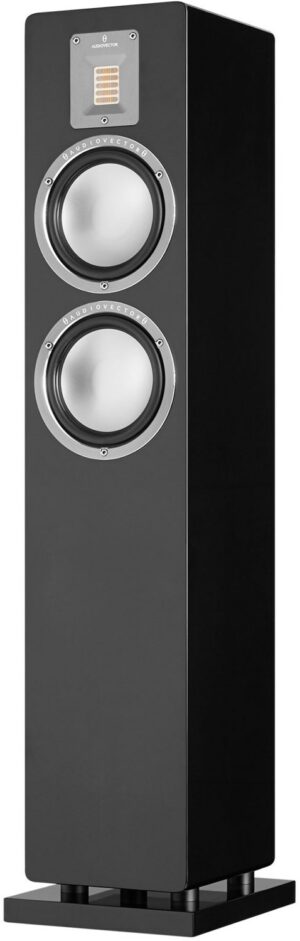 Audiovector QR 3 /Stück Stand-Lautsprecher piano schwarz