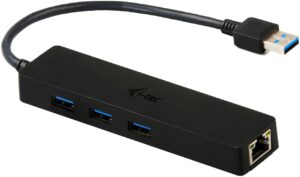 i-tec USB 3.0 Slim HUB 3 Port mit Gigabit Ethernet Adapter