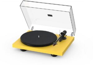 Pro-Ject Debut Carbon EVO Plattenspieler seidenmatt goldgelb