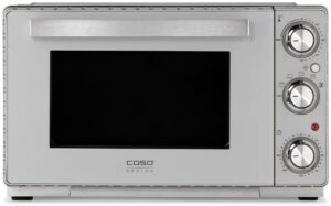 Caso TO 26 Silver Style Mini-Backofen silber