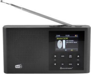 Soundmaster DAB165SW Portables Radio schwarz