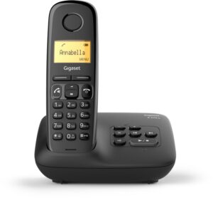 Gigaset A270 A Schnurlostelefon mit Anrufbeantworter schwarz