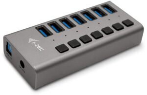i-tec USB 3.0 Charging HUB 7 Port (36W) space grey
