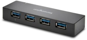 Kensington USB 3.0 4-Port Hub mit Ladefunktion schwarz