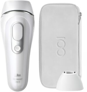 Braun Silk Expert Pro 5 IPL Haarentfernungssystem weiß/silber
