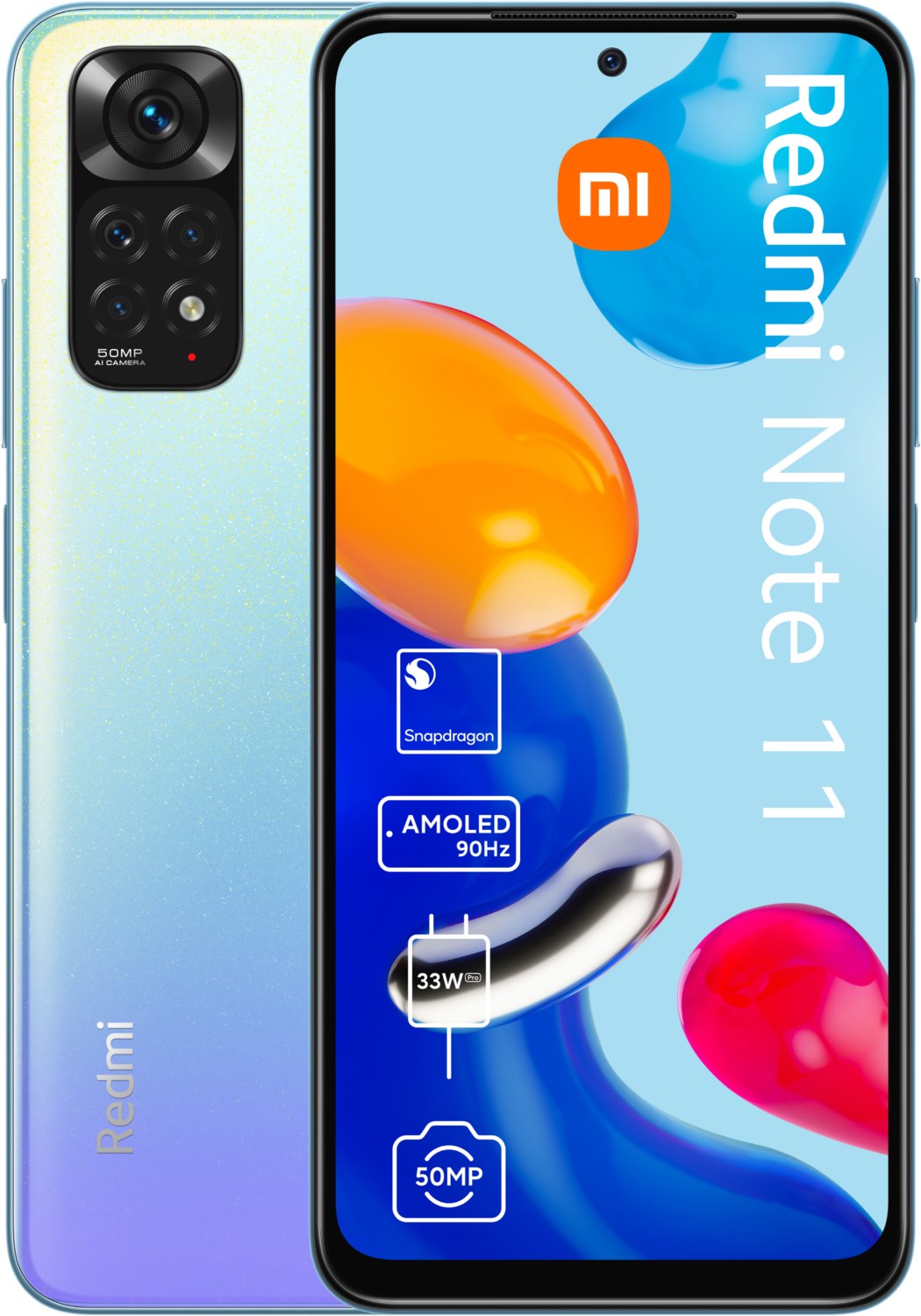 Xiaomi Redmi Note 11 (4GB+128GB) Smartphone star blue