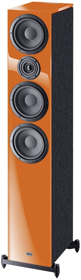 Heco Aurora 700 /Stück Stand-Lautsprecher sunrise orange