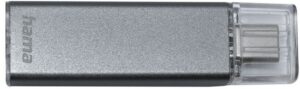 Hama Uni-C Classic USB-C 3.1 (128GB) Speicherstick grau