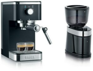 Graef ES 402 Salita + CM 202 Siebträgermaschine + Kaffeemühle schwarz