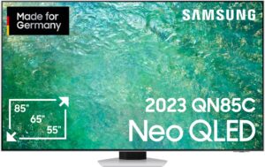 Samsung GQ55QN85CAT 138 cm (55") Neo QLED-TV strahlendes silber / F