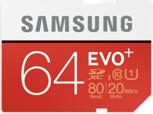 Samsung SDXC EVO+ Class 10 (64GB) Speicherkarte