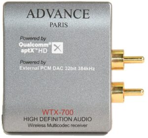 Advance Paris WTX-700 aptx HD Bluetooth-Empfänger schwarz