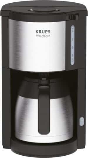 Krups KM305D ProAroma Kaffeeautomat mit Thermokanne schwarz/edelstahl