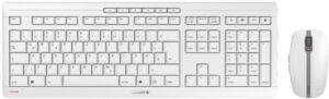 Cherry Stream Desktop Recharge (DE) Kabelloses Tastatur-Set weiß