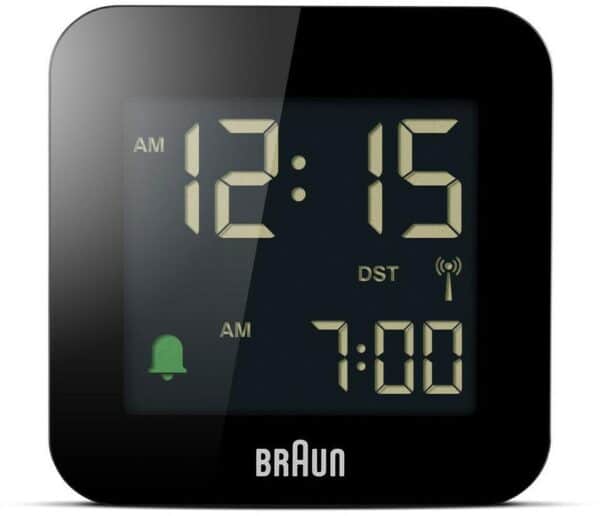Braun BC08B-DCF Funkwecker schwarz