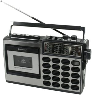 Soundmaster RR18SW Mono-Radio-Cassetten-Rekorder schwarz