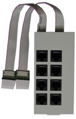 Agfeo Modulfrontplatte für S0-Modul 540 perlgrau