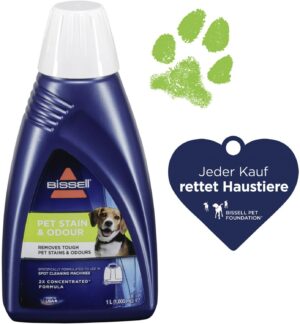 Bissell 1085N Spot & Stain Pet (1L) Reiniger für SpotClean Pro Pflege-Zubehör