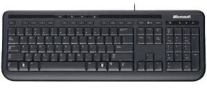 Microsoft Wired Keyboard 600 (DE) schwarz