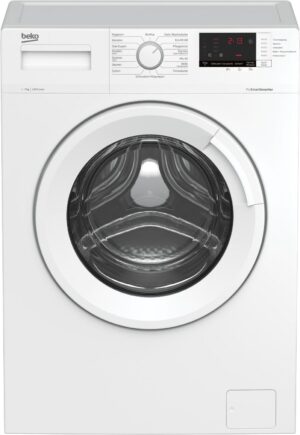 Beko b100 WML71423R1 Stand-Waschmaschine-Frontlader weiß / D