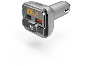 Hama FM-Transmitter mit Bluetooth + Freisprechfunktion silber