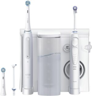 Oral-B Center OxyJet Munddusche + iO4 Zahn-/Mundpflege-Kombination