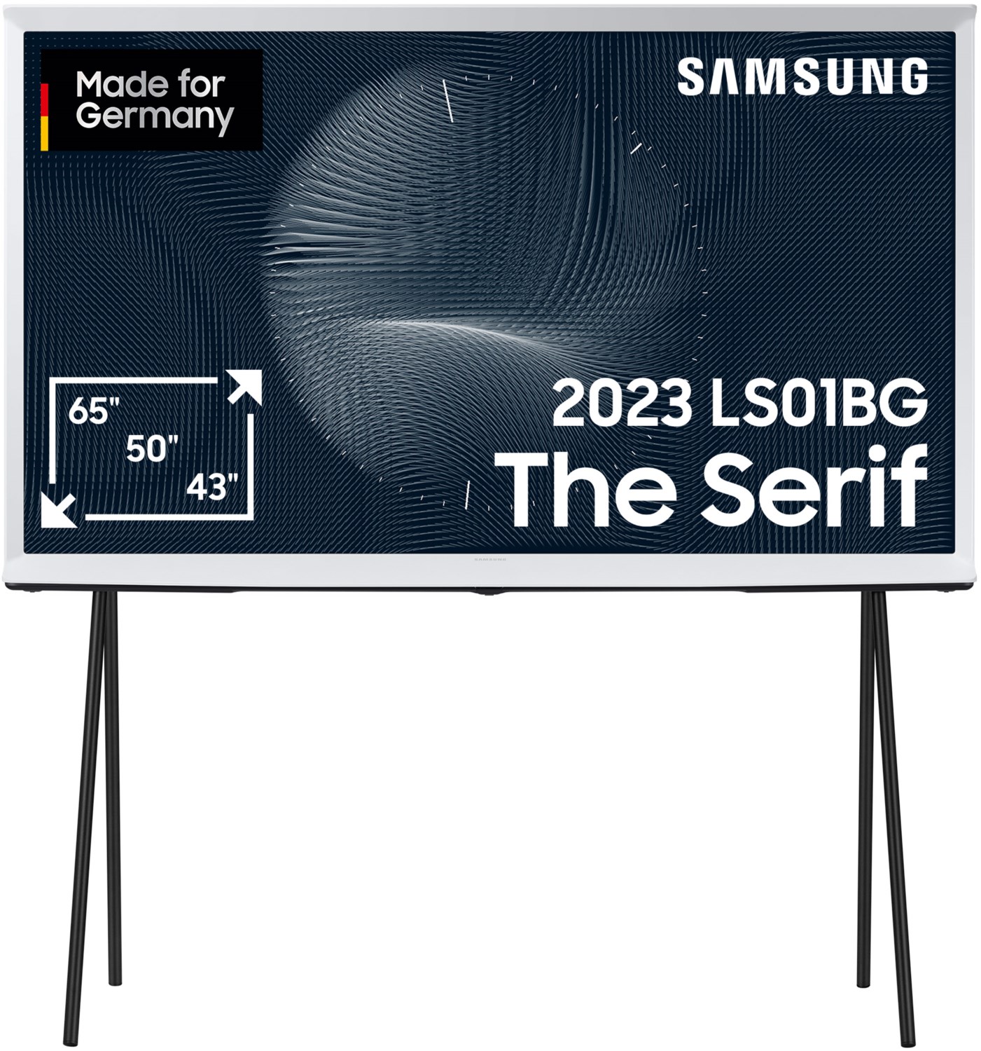 Samsung GQ43LS01BGU The Serif (2023) 108 cm (43") QLED-TV cloud white / G