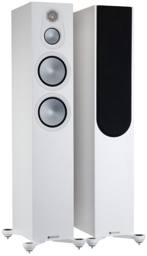 Monitor Audio Silver 300 7G /Paar Stand-Lautsprecher weiß seidenmatt