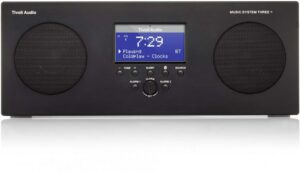 Tivoli Audio Music System Three+ Kofferradio mit DAB/DAB+ schwarz