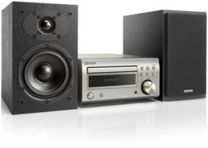 Denon D-M41DAB Mini-System Premium-Silber/schwarz