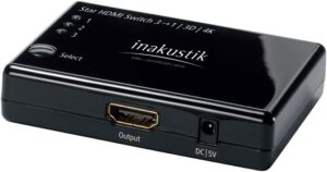 in-akustik Star HDMI Switch 3-1 (3D und 4k) HDMI-Verteiler