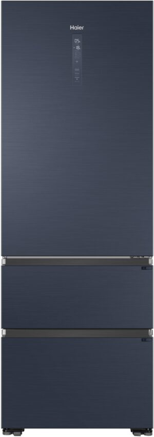 Haier HTW7720ENMB Kühl-/Gefrierkombination schwarz / E